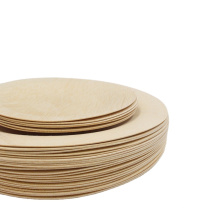 Venta al por mayor redonda de bambú disponible de la placa del servicio de mesa con buen precio